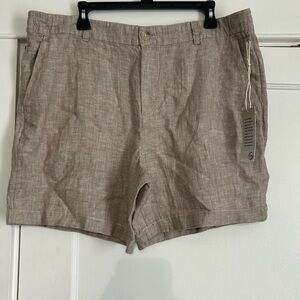 NWT Panama Jack 100% Linen Men’s Shorts XL